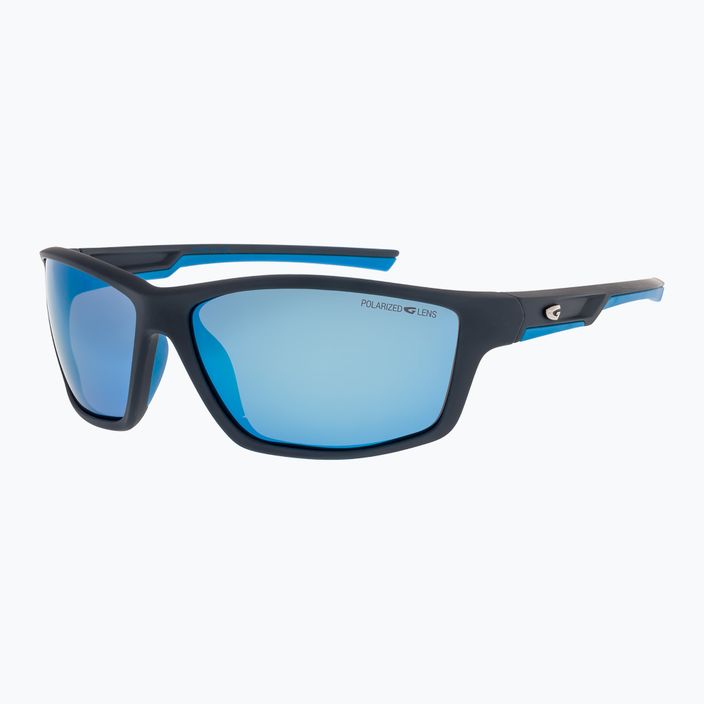 Γυαλιά ηλίου GOG Spire ματ γκρι/μπλε/πολυχρωματικό λευκό-μπλε E115-3P 6
