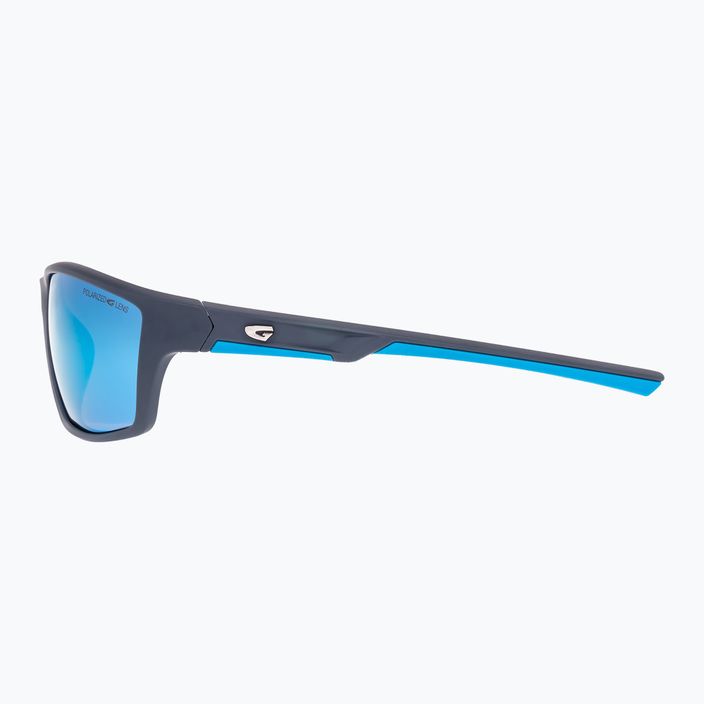 Γυαλιά ηλίου GOG Spire ματ γκρι/μπλε/πολυχρωματικό λευκό-μπλε E115-3P 8