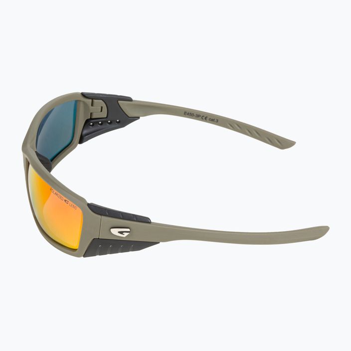 Γυαλιά ηλίου GOG Breeze ματ πράσινο/μαύρο/πολυχρωματικό κόκκινο E450-3P 4