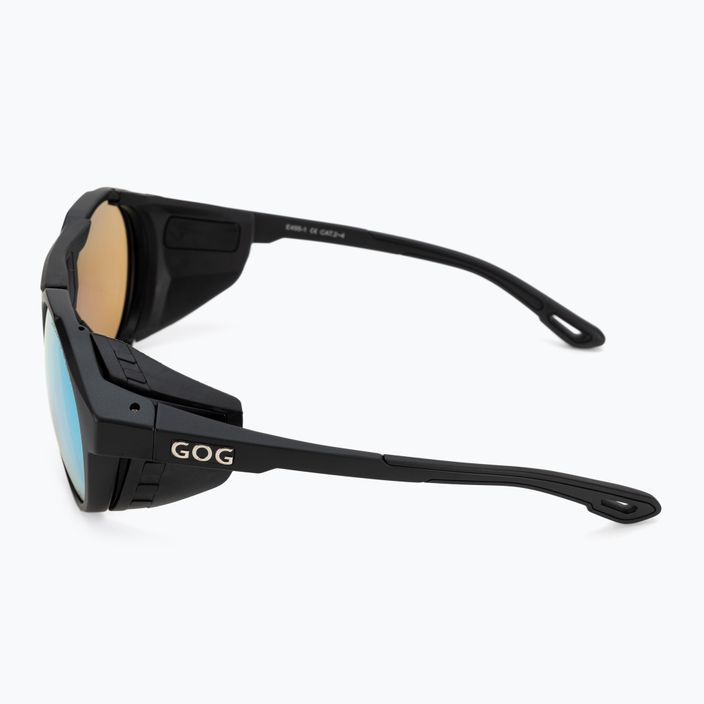 Γυαλιά ηλίου GOG Manaslu μαύρο ματ / πολυχρωματικό μπλε E495-1 4