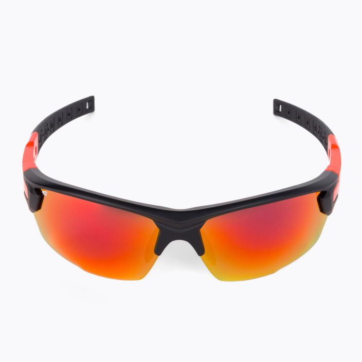 GOG Steno ματ μαύρα/πορτοκαλί/πολυχρωματικά κόκκινα γυαλιά ποδηλασίας E540-4 4