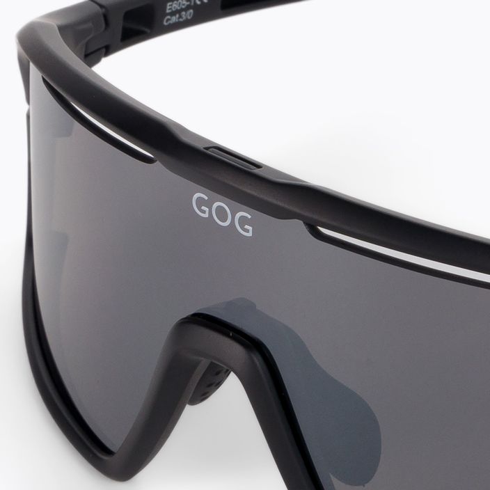 Γυαλιά ποδηλασίας GOG Odyss μαύρο ματ/φλας καθρέφτης E605-1 6