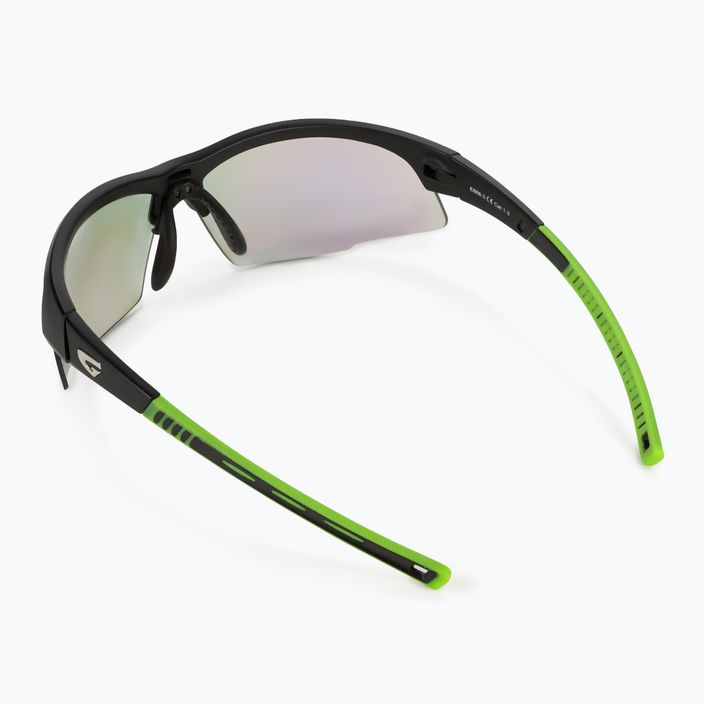 Γυαλιά ποδηλασίας GOG Falcon C ματ μαύρο/πράσινο/πολυχρωματικό πράσινο E668-3 2