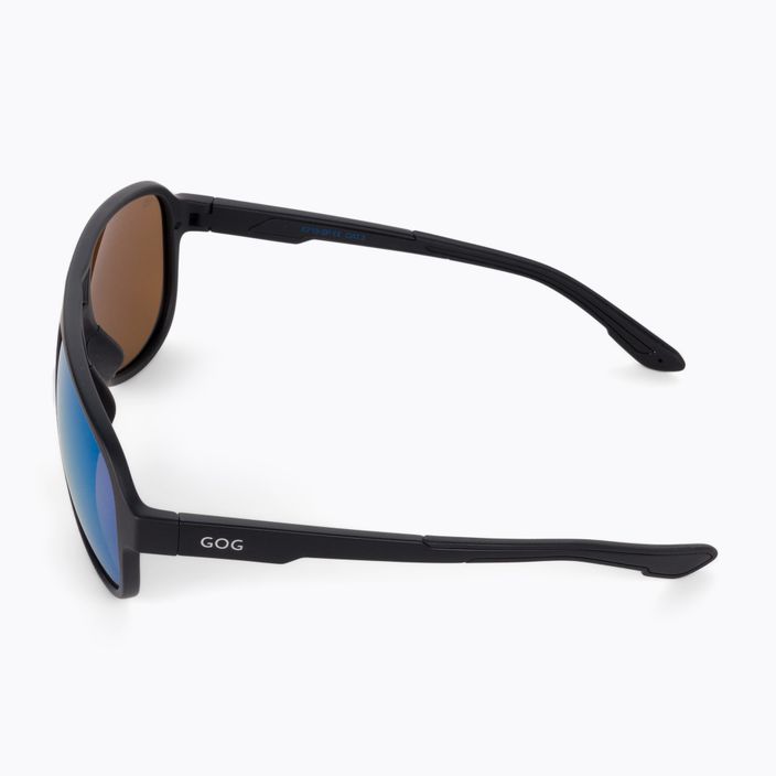 Γυαλιά ηλίου GOG Hardy ματ μαύρο/μπλε/πολυχρωματικό λευκό-μπλε E715-2P 4