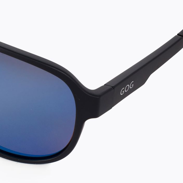 Γυαλιά ηλίου GOG Hardy ματ μαύρο/μπλε/πολυχρωματικό λευκό-μπλε E715-2P 5