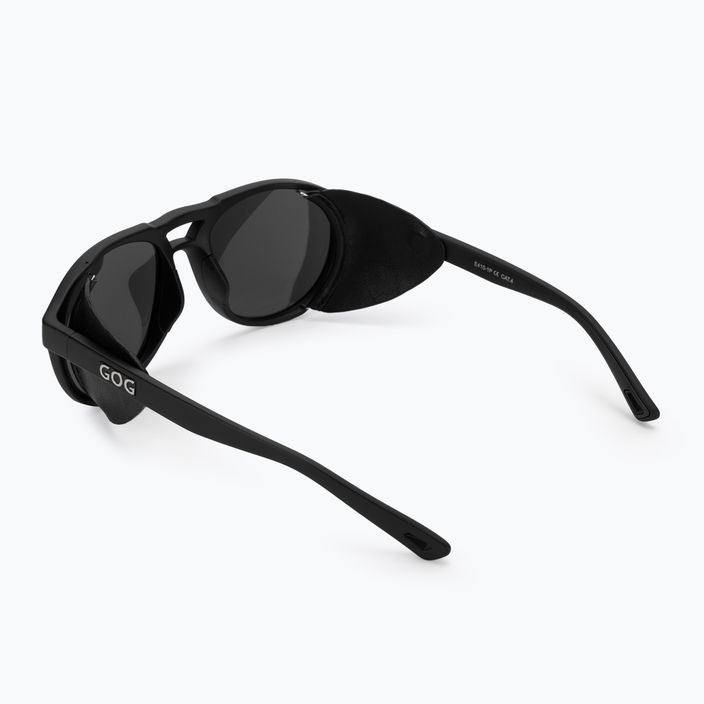 Γυαλιά ηλίου GOG Nanga μαύρο ματ / ασημί καθρέφτη E410-1P 2