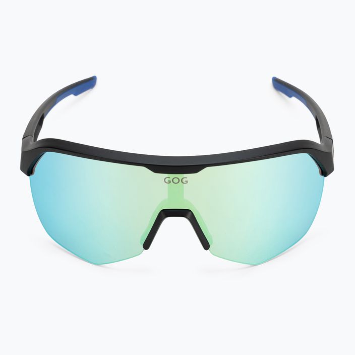 GOG Perseus ματ μαύρα/μπλε/μπλε πράσινα γυαλιά ποδηλασίας E501-4 3