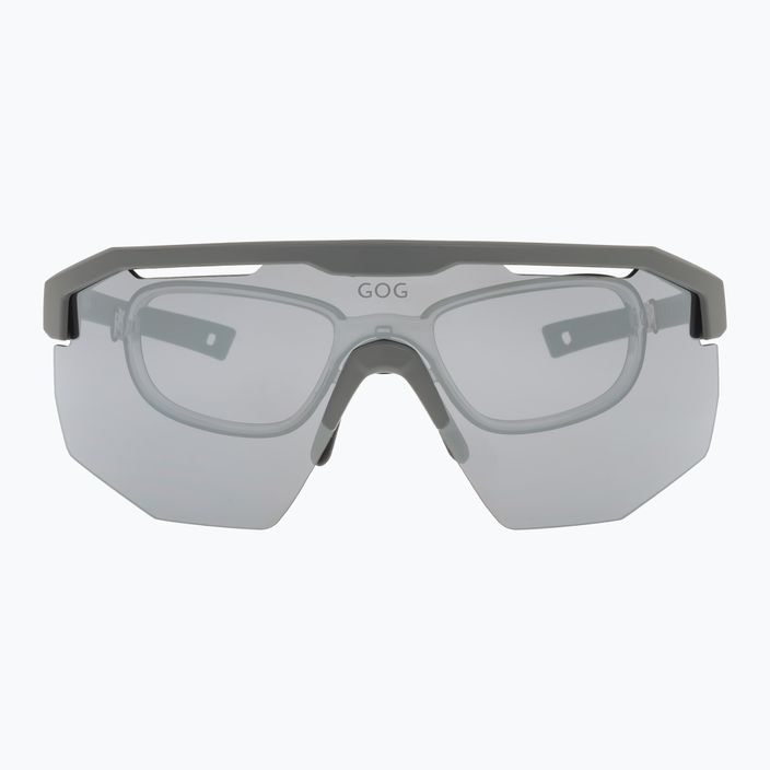 Γυαλιά ποδηλασίας GOG Argo ματ γκρι / μαύρο / ασημί καθρέφτη E506-1 8