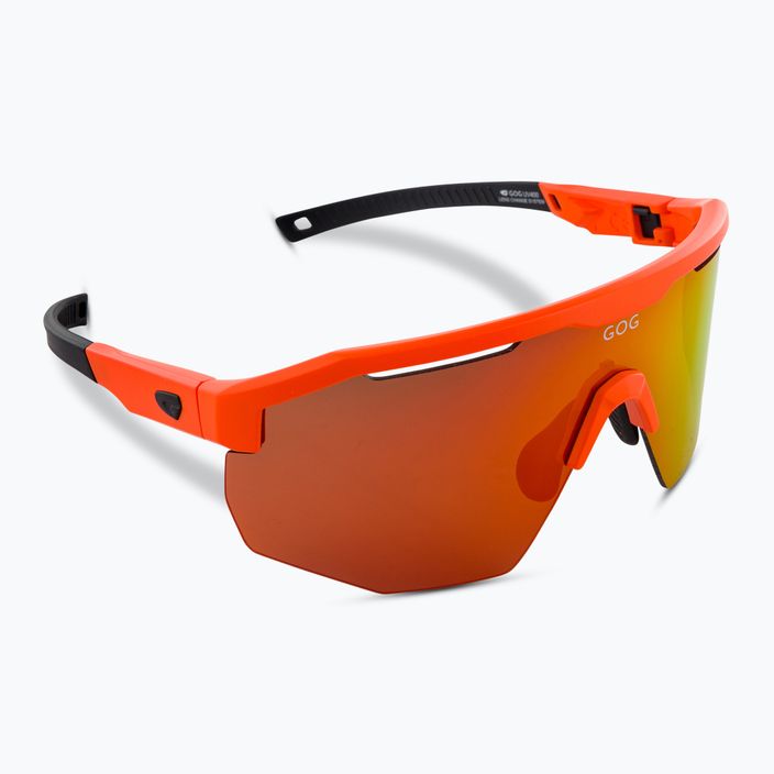 GOG Argo ματ γυαλιά ηλίου νέον πορτοκαλί/μαύρο/πολυχρωματικό κόκκινο 2