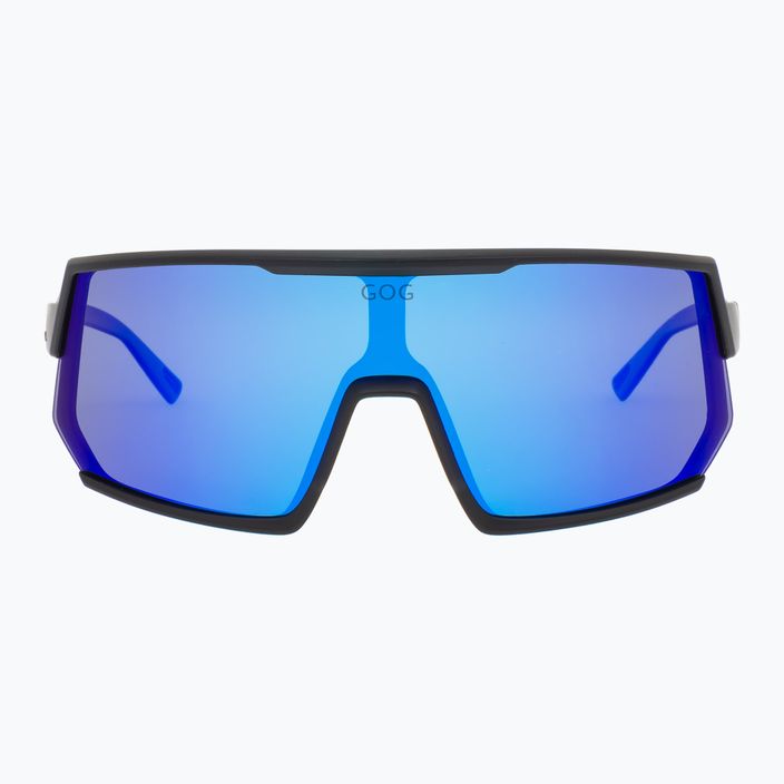 Γυαλιά ηλίου GOG Zeus μαύρο ματ/πολυχρωματικό λευκό-μπλε 6