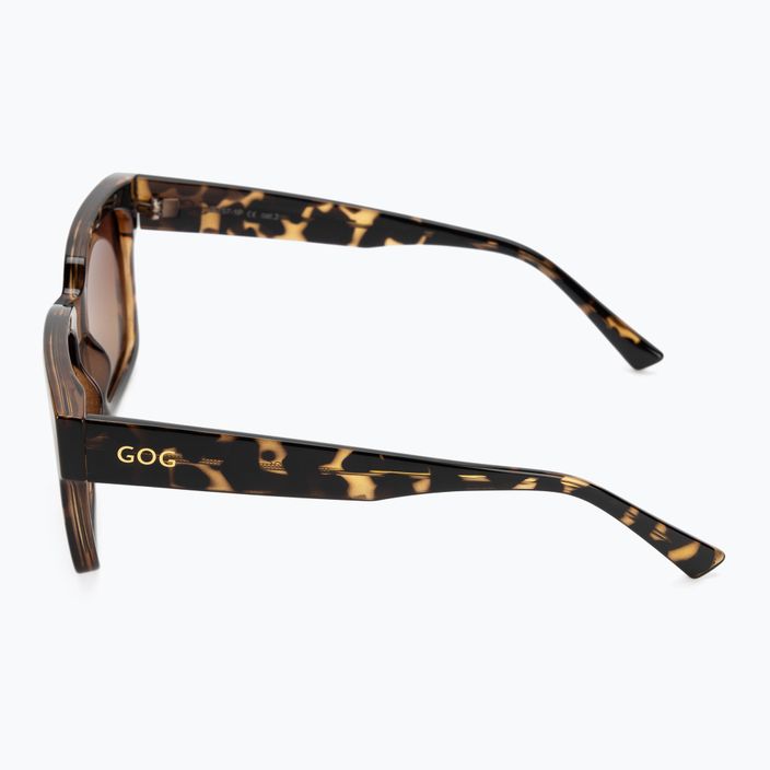 Γυναικεία γυαλιά ηλίου GOG Millie μόδας καφέ demi / gradient καφέ E757-1P 4