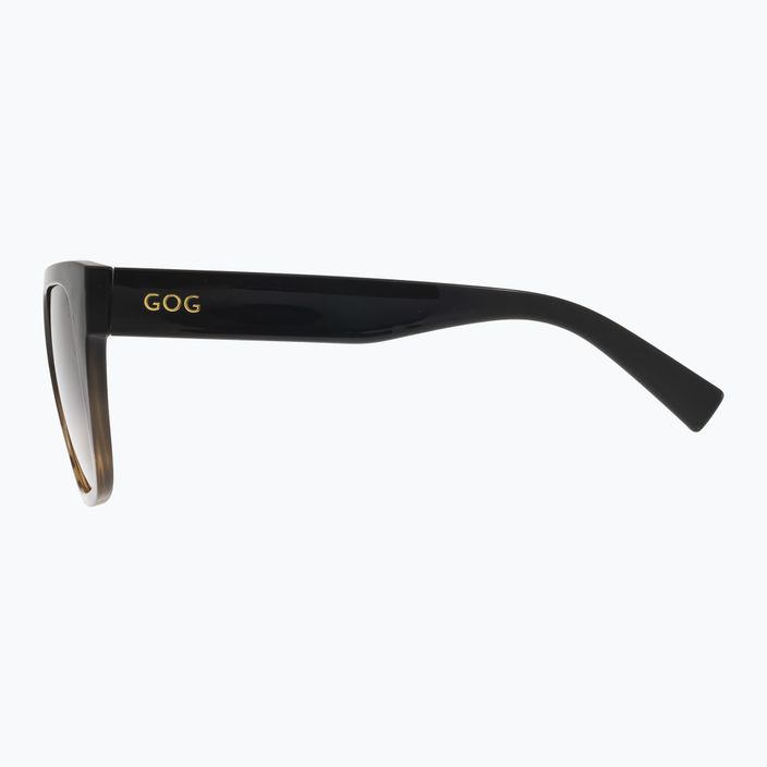 Γυναικεία γυαλιά ηλίου GOG Hazel μόδας μαύρο / καφέ demi / βαθμιδωτό καπνό E808-1P 8
