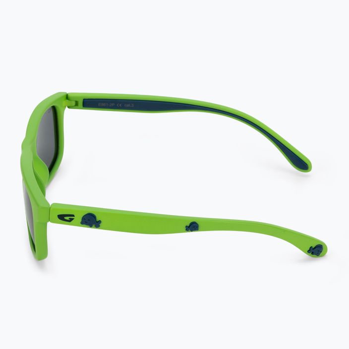 Παιδικά γυαλιά ηλίου GOG Alice junior matte neon green / blue / smoke E961-2P 4