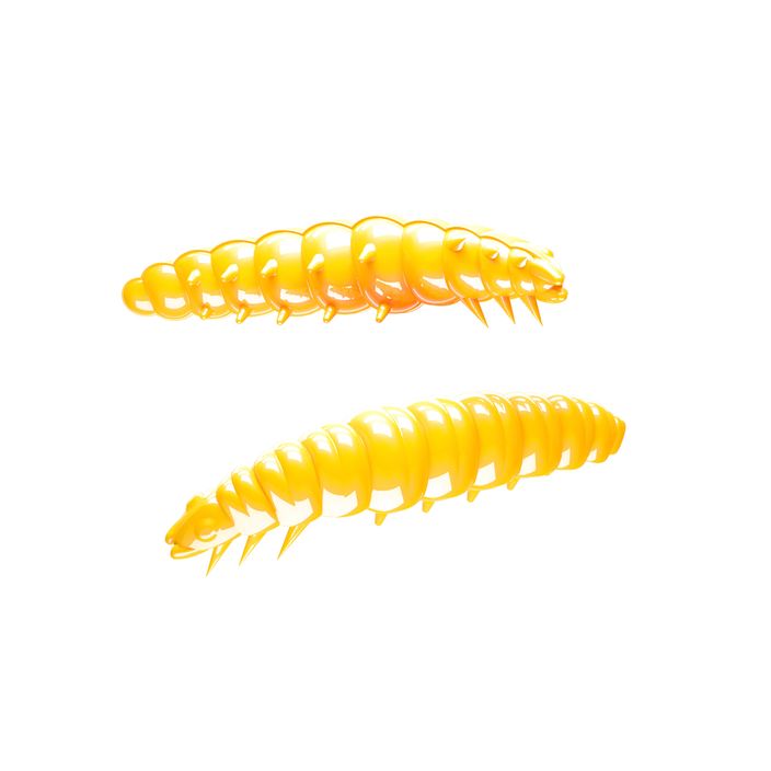 Libra Lures Larva Krill κίτρινο λαστιχένιο δόλωμα LARVAK35 2