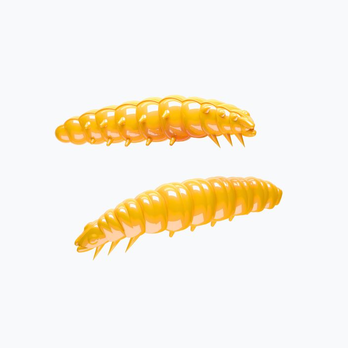 Libra Lures Larva Krill σκούρο κίτρινο λαστιχένιο δόλωμα LARVAK35