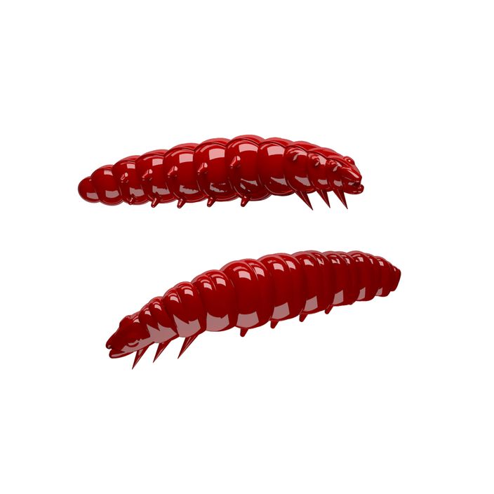 Libra Lures Larva Krill κόκκινο λαστιχένιο δόλωμα LARVAK35 2