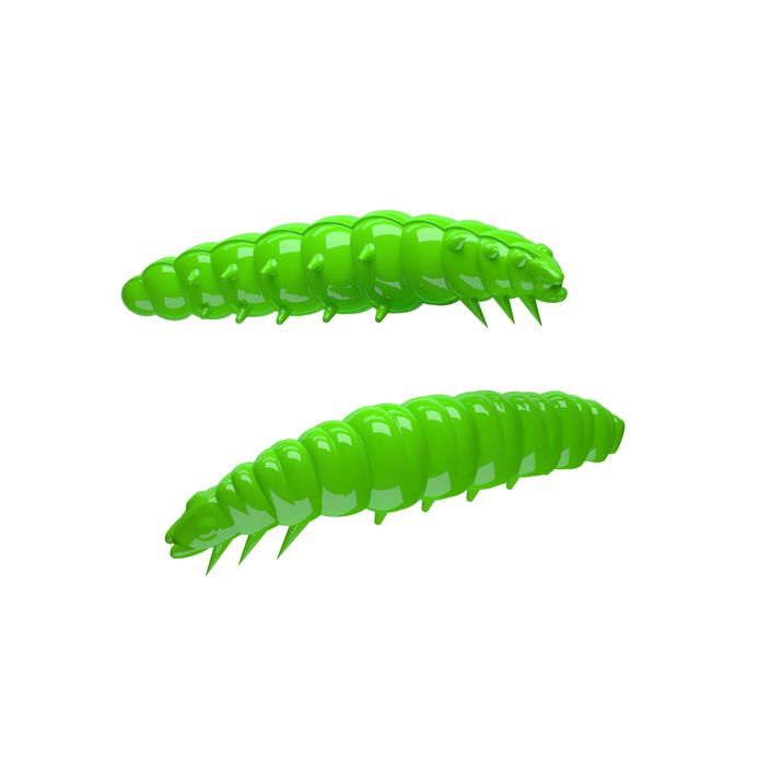 Libra Lures Larva Krill ζεστό πράσινο λαστιχένιο δόλωμα LARVAK35 2