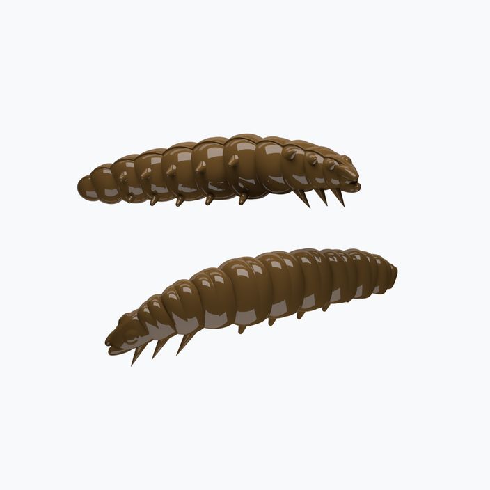 Libra Lures Larva Krill καφέ λαστιχένιο δόλωμα LARVAK35