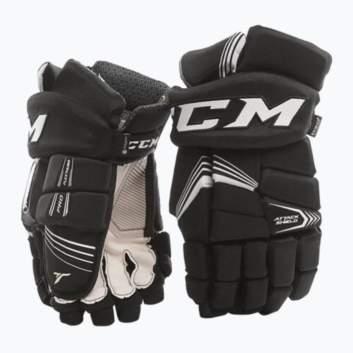 CCM Super Tacks SR γάντια χόκεϊ μαύρο