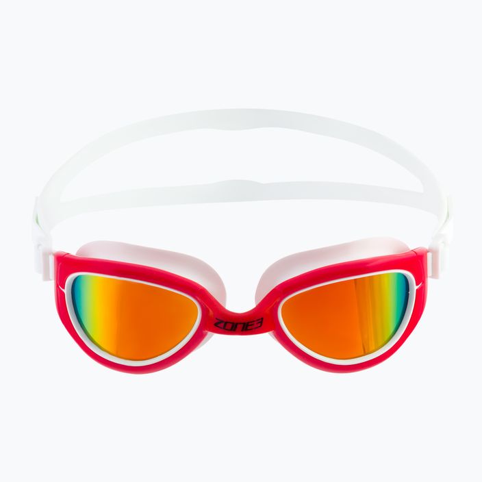 ZONE3 Attack κόκκινα/λευκά γυαλιά κολύμβησης SA18GOGAT108 2