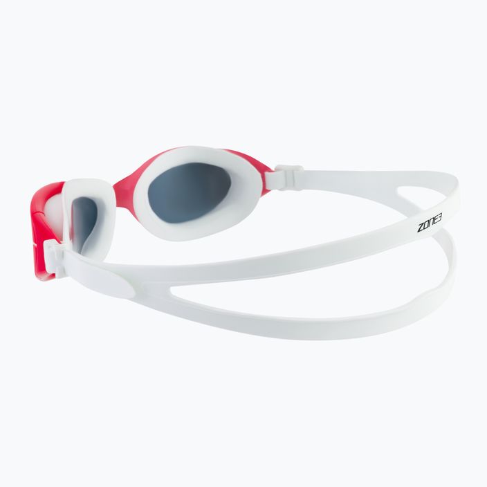 ZONE3 Attack κόκκινα/λευκά γυαλιά κολύμβησης SA18GOGAT108 4