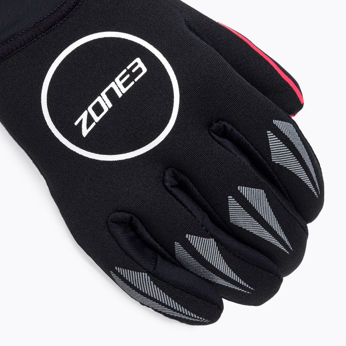 Γάντια από νεοπρένιο ZONE3 κόκκινα/μαύρα NA18UNSG108 4