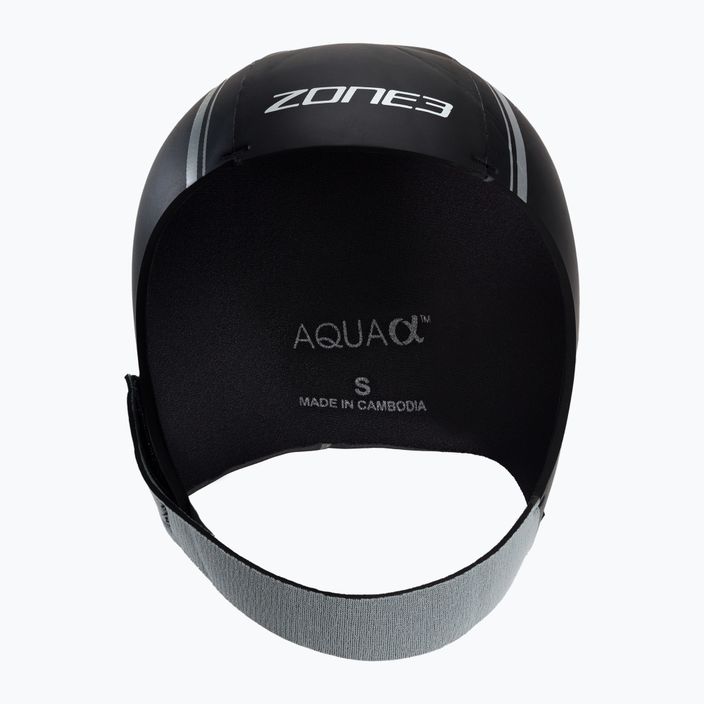 ZONE3 Καπέλο κολύμβησης από νεοπρένιο κόκκινο/μαύρο NA18UNSC116 2