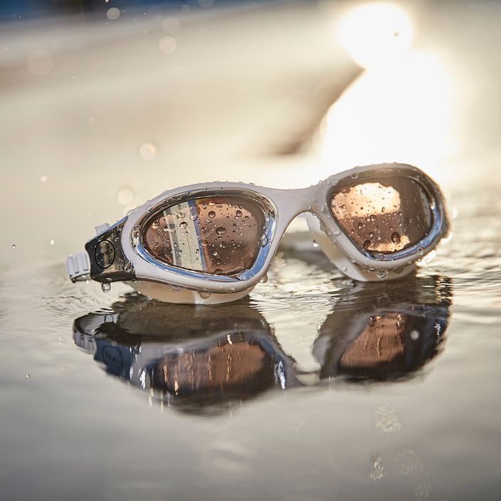 ZONE3 Vapour λευκά/ασημί γυαλιά κολύμβησης 10