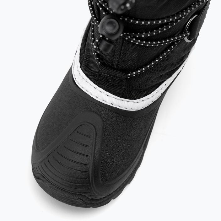 Kamik Southpole4 μαύρες/λευκές παιδικές μπότες πεζοπορίας 6