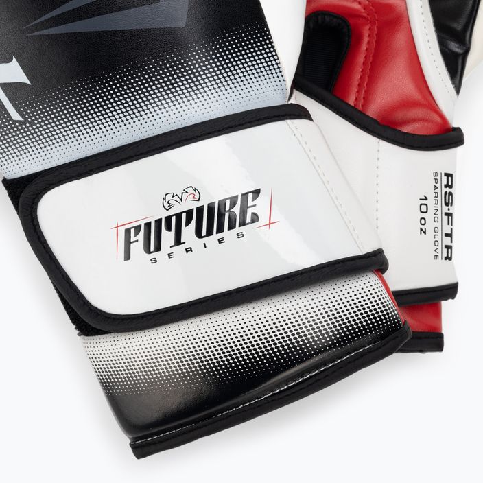 Rival RS-FTR Future Sparring γάντια πυγμαχίας μαύρο/λευκό/κόκκινο 4