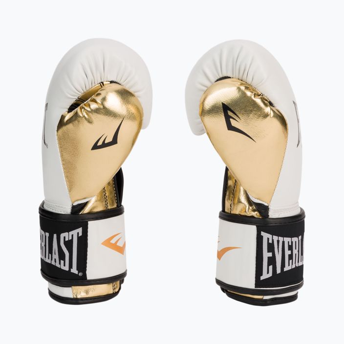 Everlast Powerlock Pu ανδρικά γάντια πυγμαχίας λευκό 2200 4
