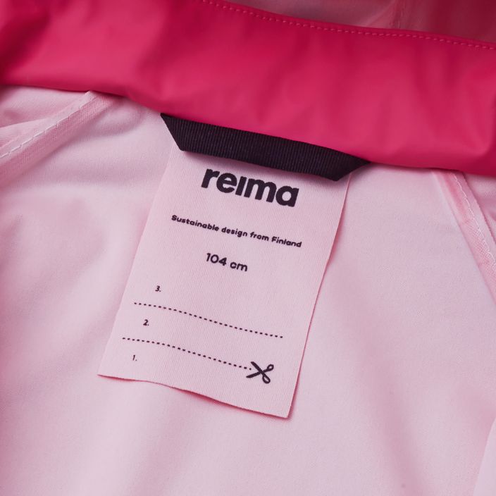 Reima Tihku παιδικό σετ βροχής μπουφάν+παντελόνι ροζ ναυτικό 5100021A-4410 5