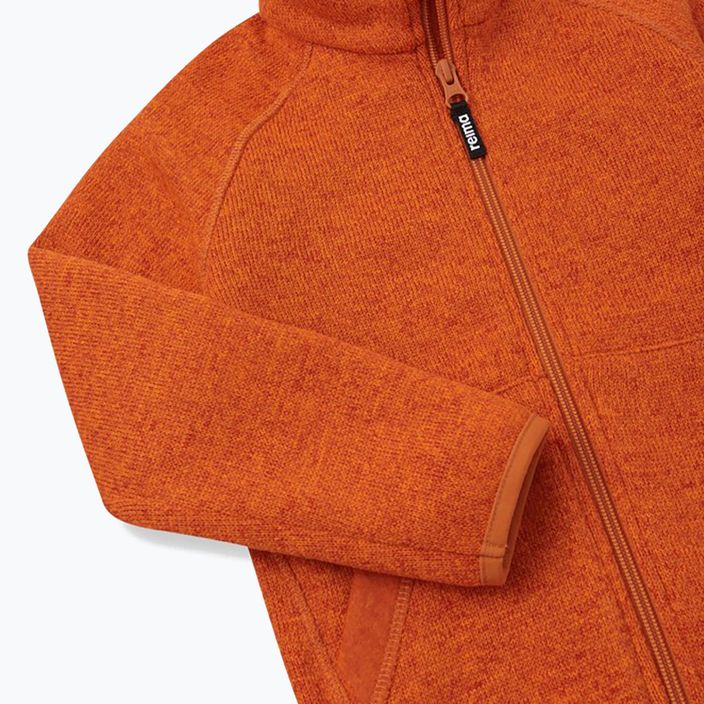 Reima Hopper παιδικό fleece φούτερ με κουκούλα πορτοκαλί 5200050A-2680 3