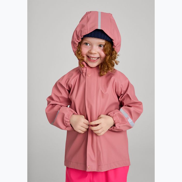 Reima Lampi παιδικό μπουφάν βροχής ροζ 5100023A-1120 8