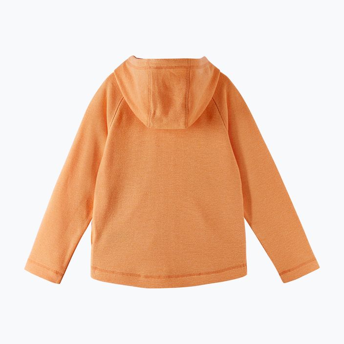 Reima Haave παιδικό fleece φούτερ με κουκούλα πορτοκαλί 5200120A-2690 3
