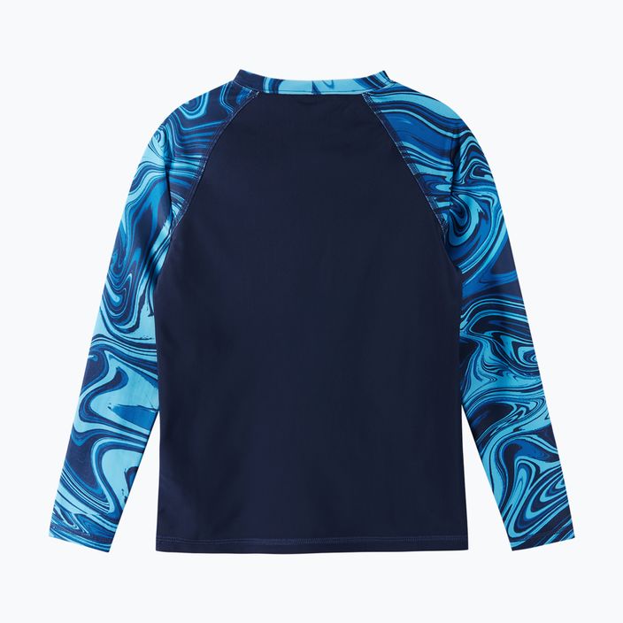 Reima Kroolaus παιδικό μπλουζάκι για κολύμπι μαύρο και μπλε 5200150A-6985 2