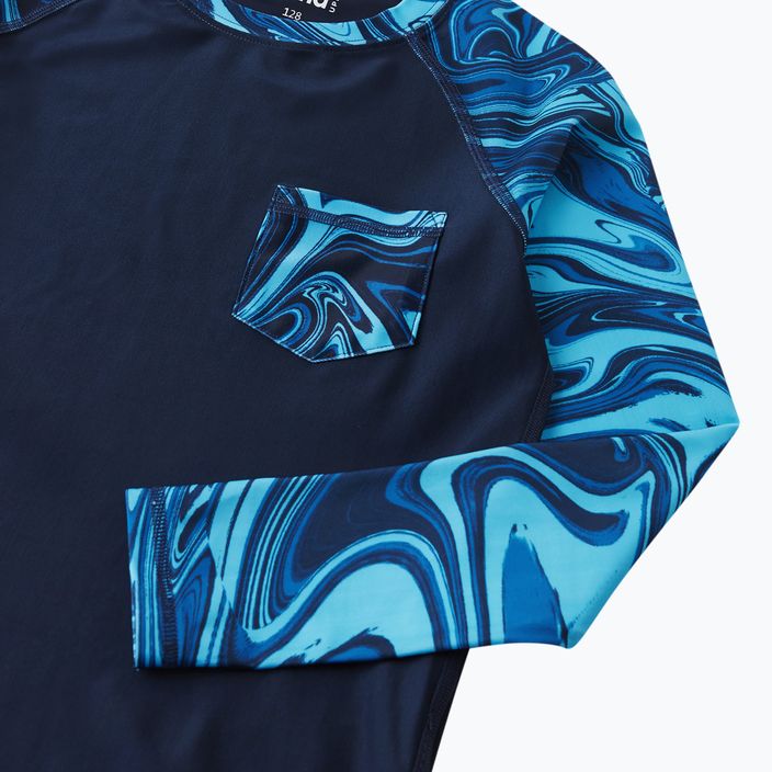 Reima Kroolaus παιδικό μπλουζάκι για κολύμπι μαύρο και μπλε 5200150A-6985 3