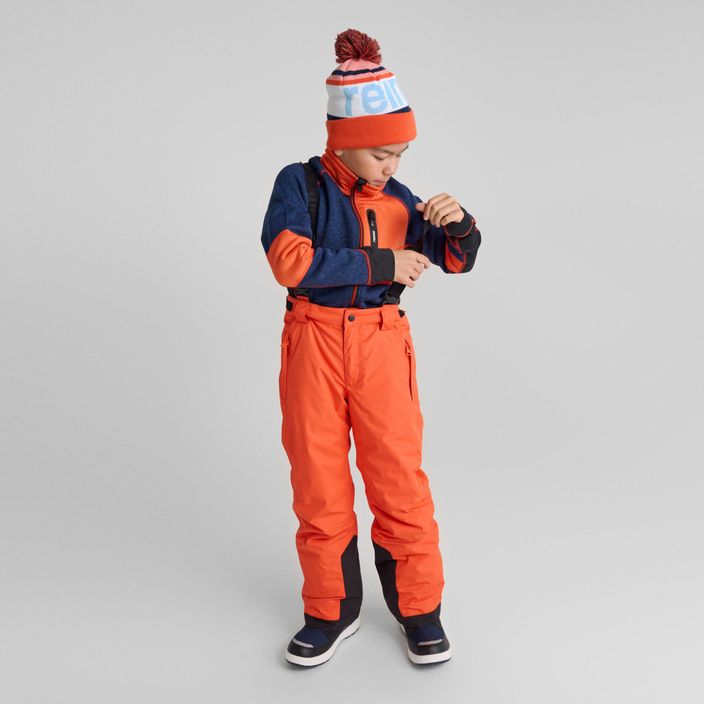 Reima Wingon κόκκινο πορτοκαλί παιδικό παντελόνι σκι 8