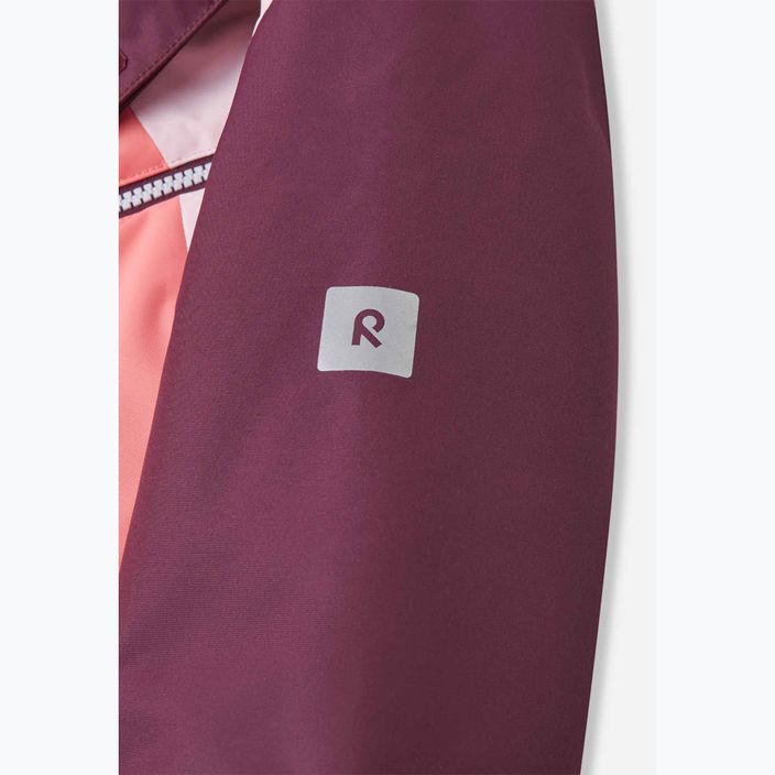 Reima παιδικό μπουφάν σκι Salla ροζ κοραλλί 12