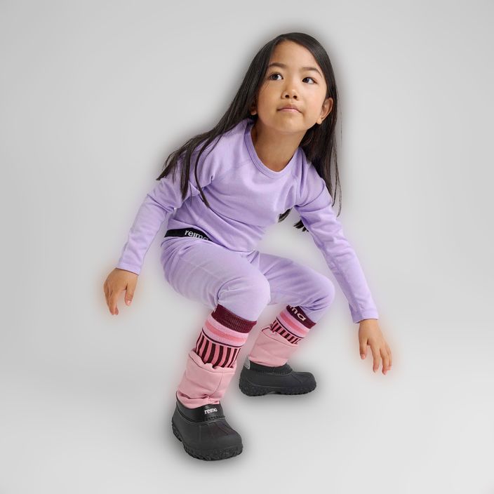 Reima Loskari γκρι ροζ παιδικές μπότες πεζοπορίας 10