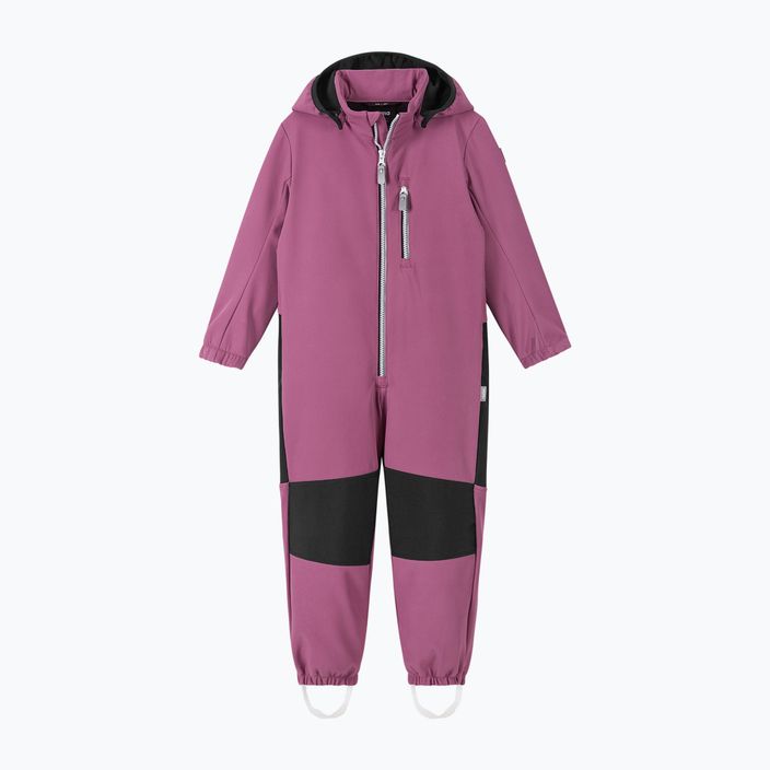 Παιδική ολόσωμη φόρμα softshell Reima Nurmes red violet 2