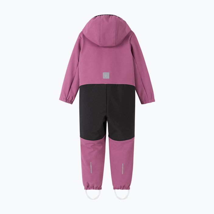 Παιδική ολόσωμη φόρμα softshell Reima Nurmes red violet 3