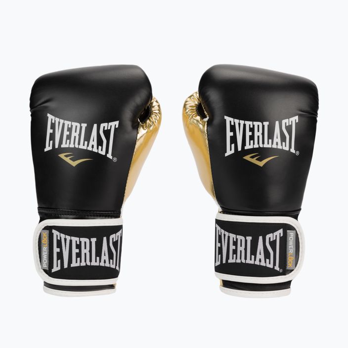 Everlast Powerlock Pu ανδρικά γάντια πυγμαχίας μαύρο 2200