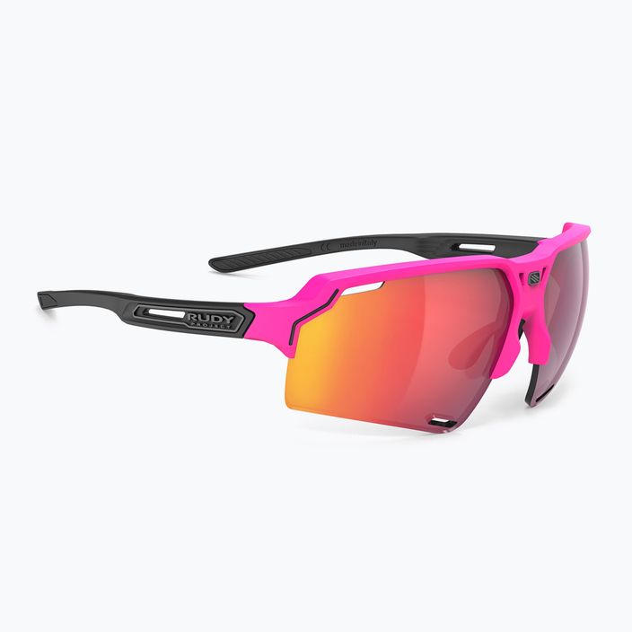 Rudy Project Deltabeat ροζ φλούο / μαύρο ματ / κόκκινα γυαλιά ηλίου με πολλαπλά λέιζερ SP7438900001 6