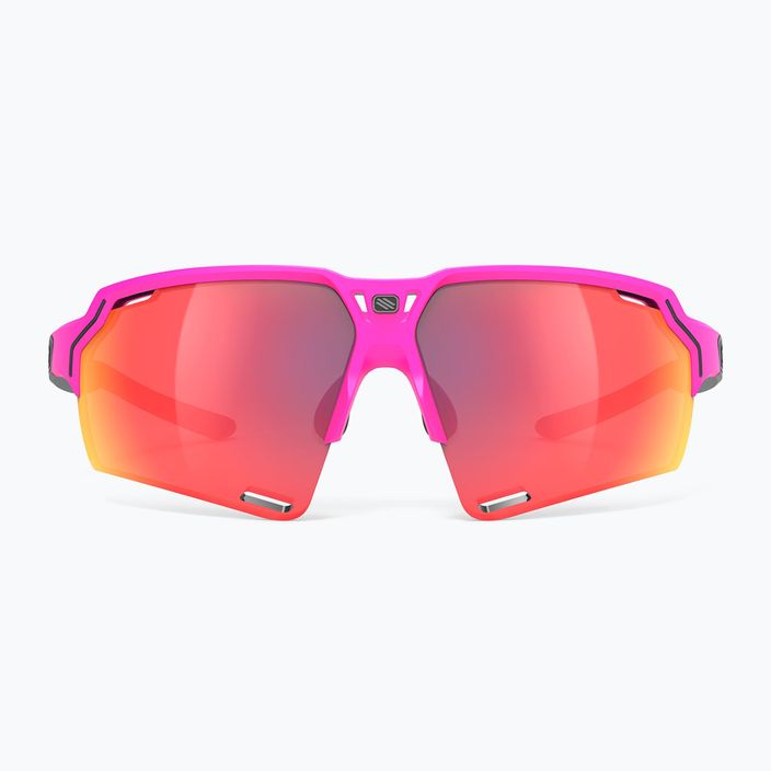 Rudy Project Deltabeat ροζ φλούο / μαύρο ματ / κόκκινα γυαλιά ηλίου με πολλαπλά λέιζερ SP7438900001 8