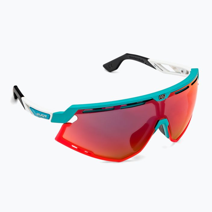 Rudy Project Defender σμαραγδένια λευκά ματ / κόκκινα γυαλιά ηλίου πολλαπλών λέιζερ SP5238230000