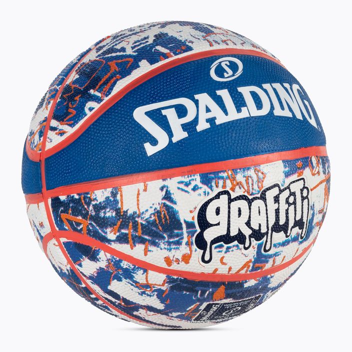 Spalding Graffiti 7 μπάσκετ μπλε και κόκκινο 84377Z 2