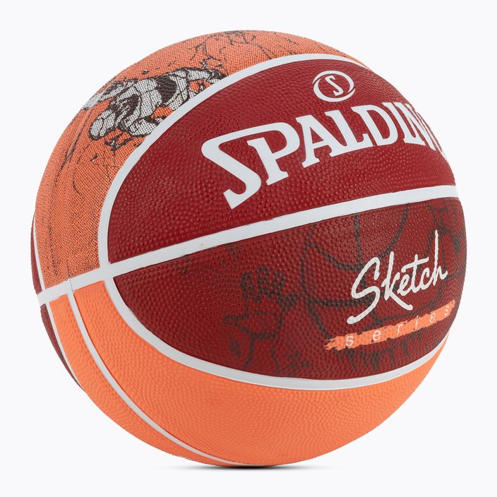 Spalding Sketch Dribble μπάσκετ 84381Z μέγεθος 7 2