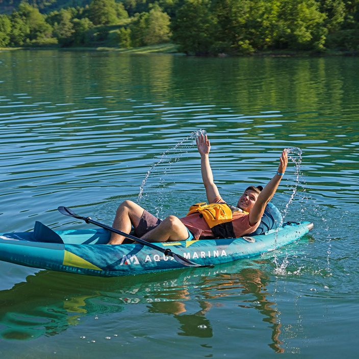 Aqua Marina Versatile/Whitewater Kayak μπλε Steam-312 1 ατόμου φουσκωτό καγιάκ 10'3″ 12