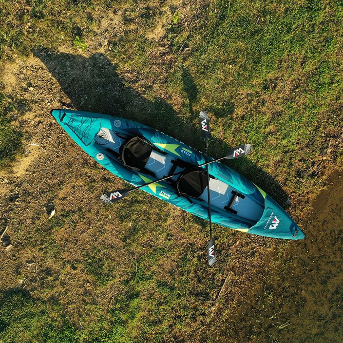 Aqua Marina Versatile / Whitewater Kayak μπλε Steam-412 φουσκωτό καγιάκ 2 ατόμων 13'6 5